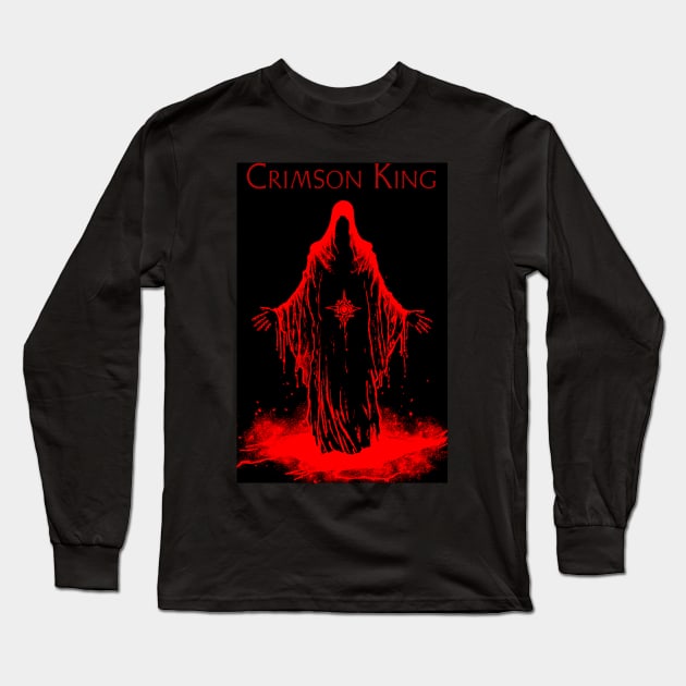 Crimson King Long Sleeve T-Shirt by BarrySullivan